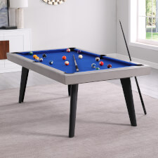 The Pureline California Indoor Pool Table in Stone finish.