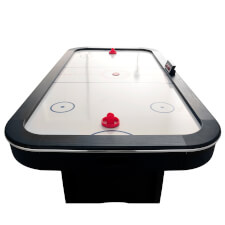 The Sure Shot Competition Air Hockey Table front.