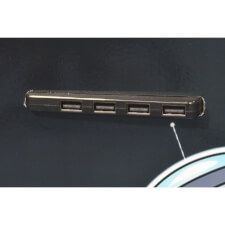 Four USB connectors prefitted for your devices.