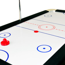 The Sure Shot Super Pro Air Hockey playing surface.