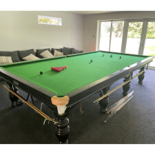The Fully refurbished Keith Davis slate bed pool table.