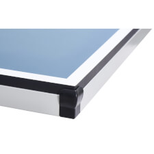 Safety bumper on the table corner.