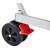 Castor wheel with brake.