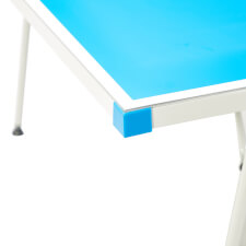 The Quickfold Outdoor tennis table corner.