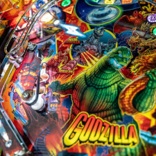 Godzilla Pro Pinball playfield artwork.
