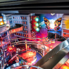 Stern Godzilla Premium pinball machine artwork.