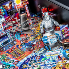 Stern Godzilla Premium pinball machine artwork details.
