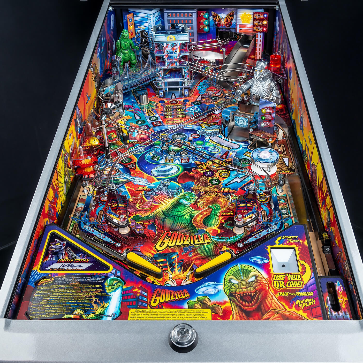 Stern Godzilla Limited Edition Pinball Machine Liberty Games