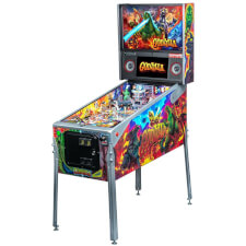 Stern Godzilla Limited Edition pinball machine side.