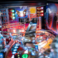 Stern Godzilla Limited Edition pinball machine playfield features.