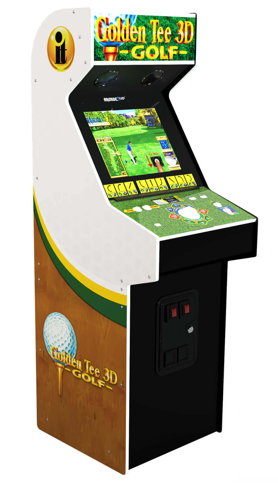 Golden Tee 3D Full Size Arcade Machine by Arcade1up 8 in 1