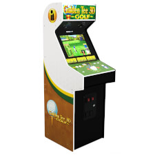 The Golden Tee arcade.
