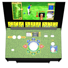 The Golden Tee controls.