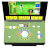 The Golden Tee controls.