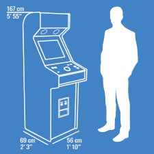 Arcade1Up Golden Tee Dimensions