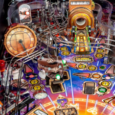 The Stern Premium pinball features.