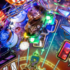 The Stern Premium pinball features.