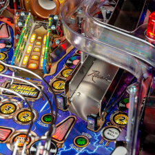 The Stern Premium pinball features.