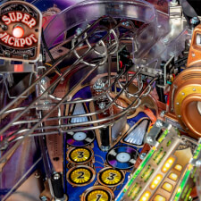 The Stern Premium pinball features.