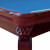 Dynamic Salem pool table pocket close up.