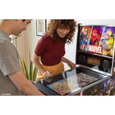 The Marvel pinball.