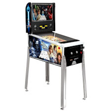 The Arcade1Up Star Wars pinball.