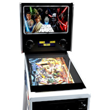 The Arcade1Up Star Wars pinball.