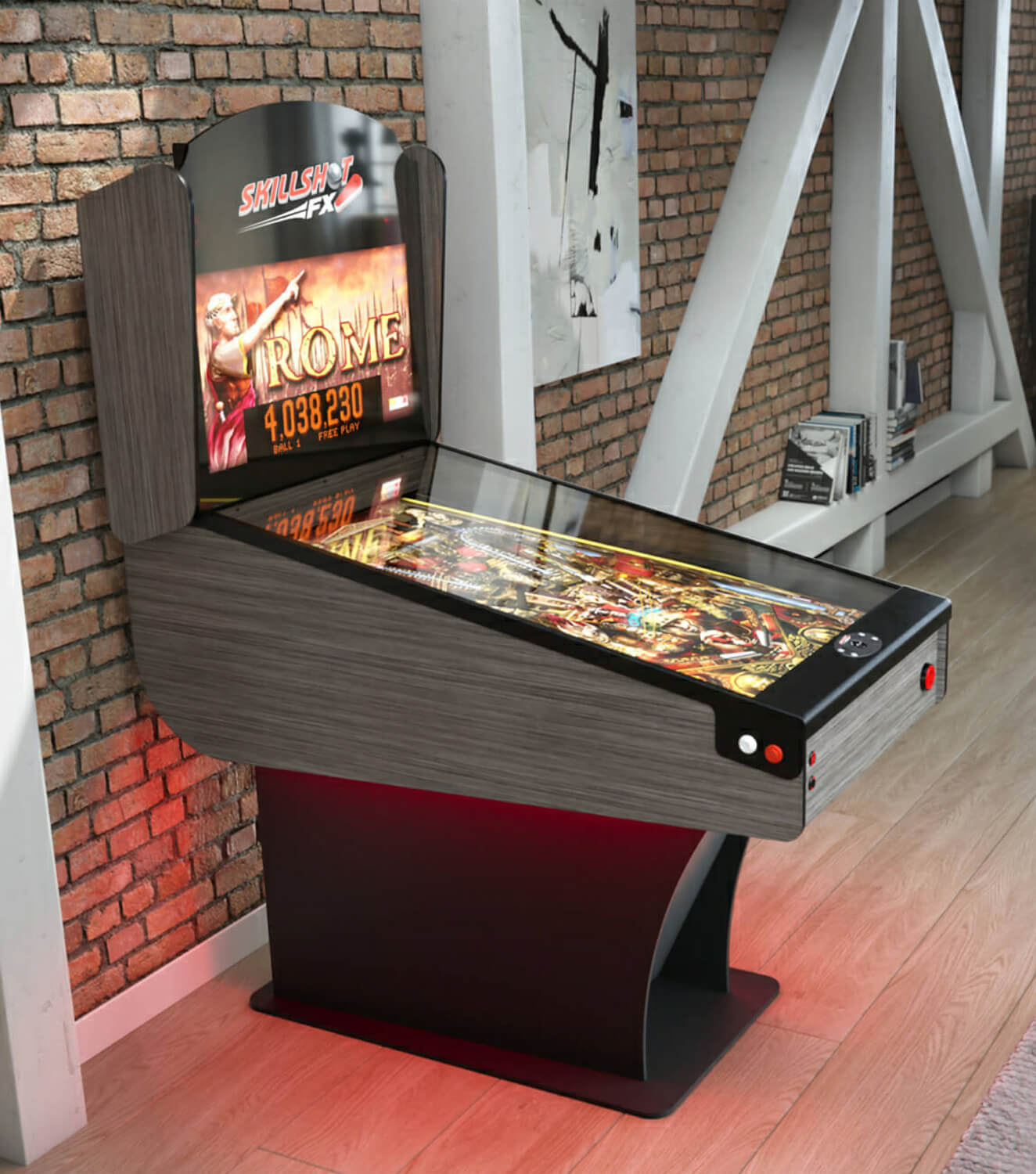 Skillshot FX Virtual Pinball Machine With a (55 Playfield - 96 Officially  Licensed Pinball Tables Already Included) (New for 2024)