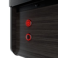 The Skillshot FX virtual pinball machine 'on' switch.