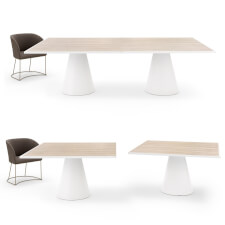 The Dada Indoor Tennis table splitted.