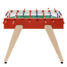 The Cross Outdoor football table side.