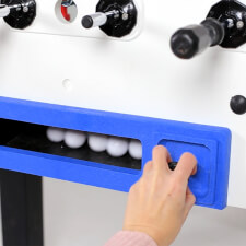 The Happy Days Football table balls exit.