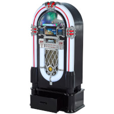 105 jukebox on optional storage stand.