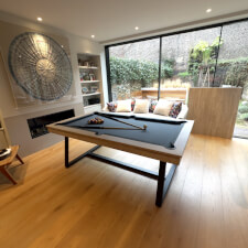 The Brio pool table insyalled by LG Team.