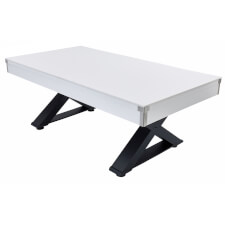 The White Kendo with tabletops fitted.