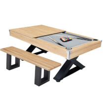 The Oak Kendo with matching bench.