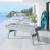 The Baby-foot Tahiti outdoor 6 players football table.