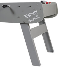 The Baby-foot Tahiti outdoor 6 players football table legs.