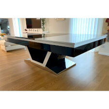 The Vermont slate bed pool table with top.