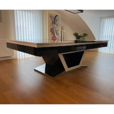 The Vermont slate bed pool table with top.