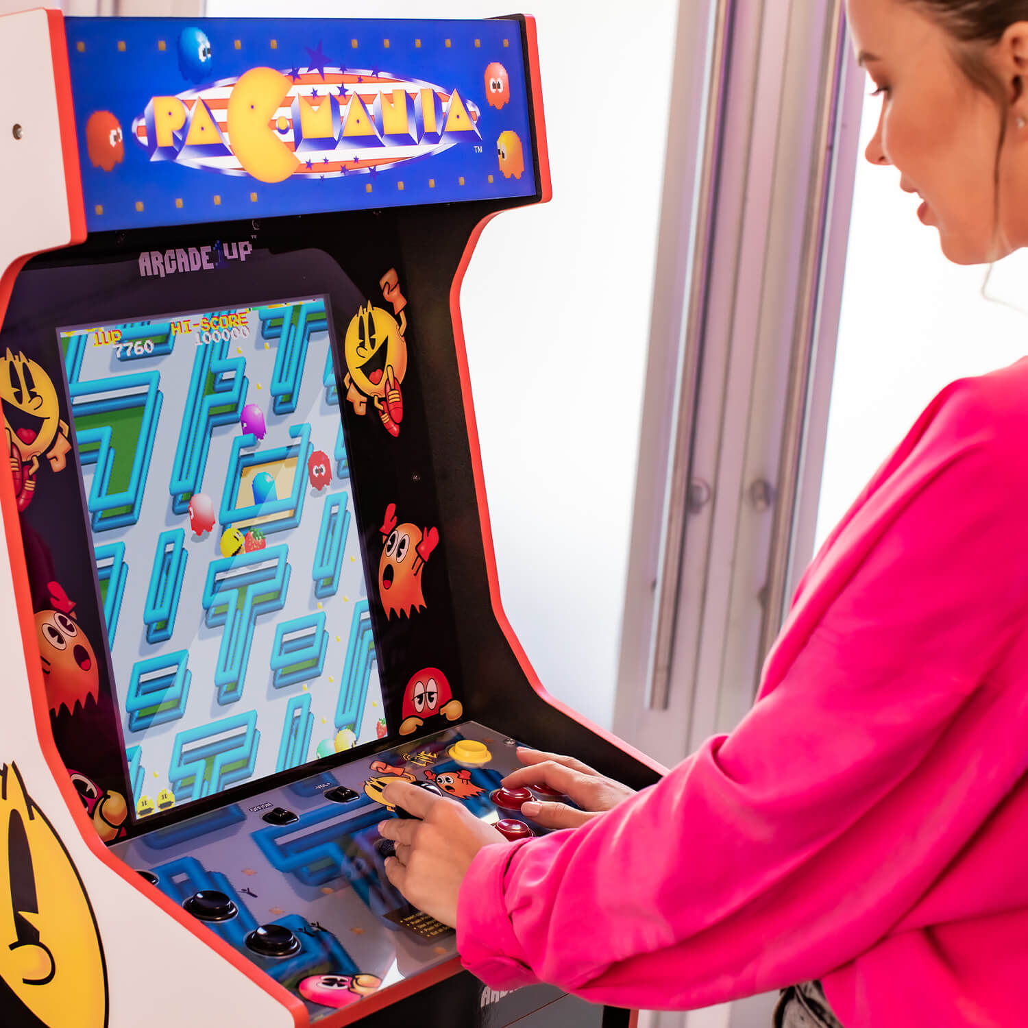 Arcade1Up Bandai Namco Pac-Mania Legacy Arcade Machine Arcade1Up Bandai Namco Pac-Mania Legacy Arcade Machine