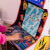 Arcade1up Bandai Namco Pac-Mania legacy arcade machine side.