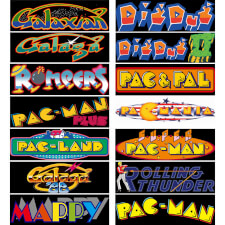 Arcade1up Bandai Namco Pac-Mania legacy arcade machine games.