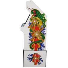 Arcade1up Atari legacy Centipede arcade machine side.