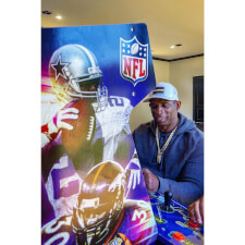 The NFL Blitz arcade played by Deion Sanders.