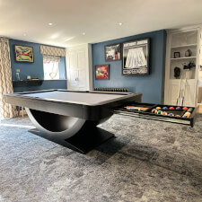 The Horus slate bed pool table.