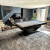 The Horus slate bed pool table.