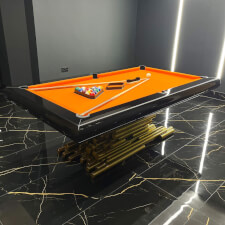 The Caliope Slate Bed Pool Table.