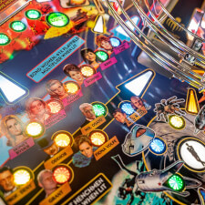 Stern James Bond 007 Pinball machine Pro playfield details.