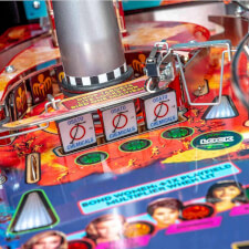 Stern James Bond 007 Pinball machine Pro playfield details.